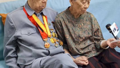 家住深圳福田的103岁抗战老兵孟祥科:年轻人要珍惜现在来之不易的好日子
