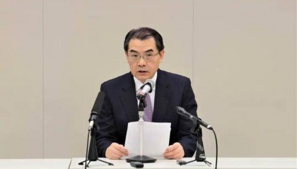 日本外务事务次官船越健裕提交涉，吴江浩大使：驳回！
